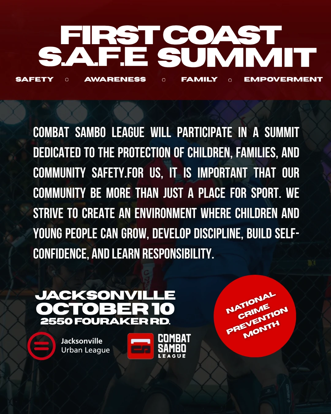 Combat Sambo League at the First Coast S.A.F.E. Summit